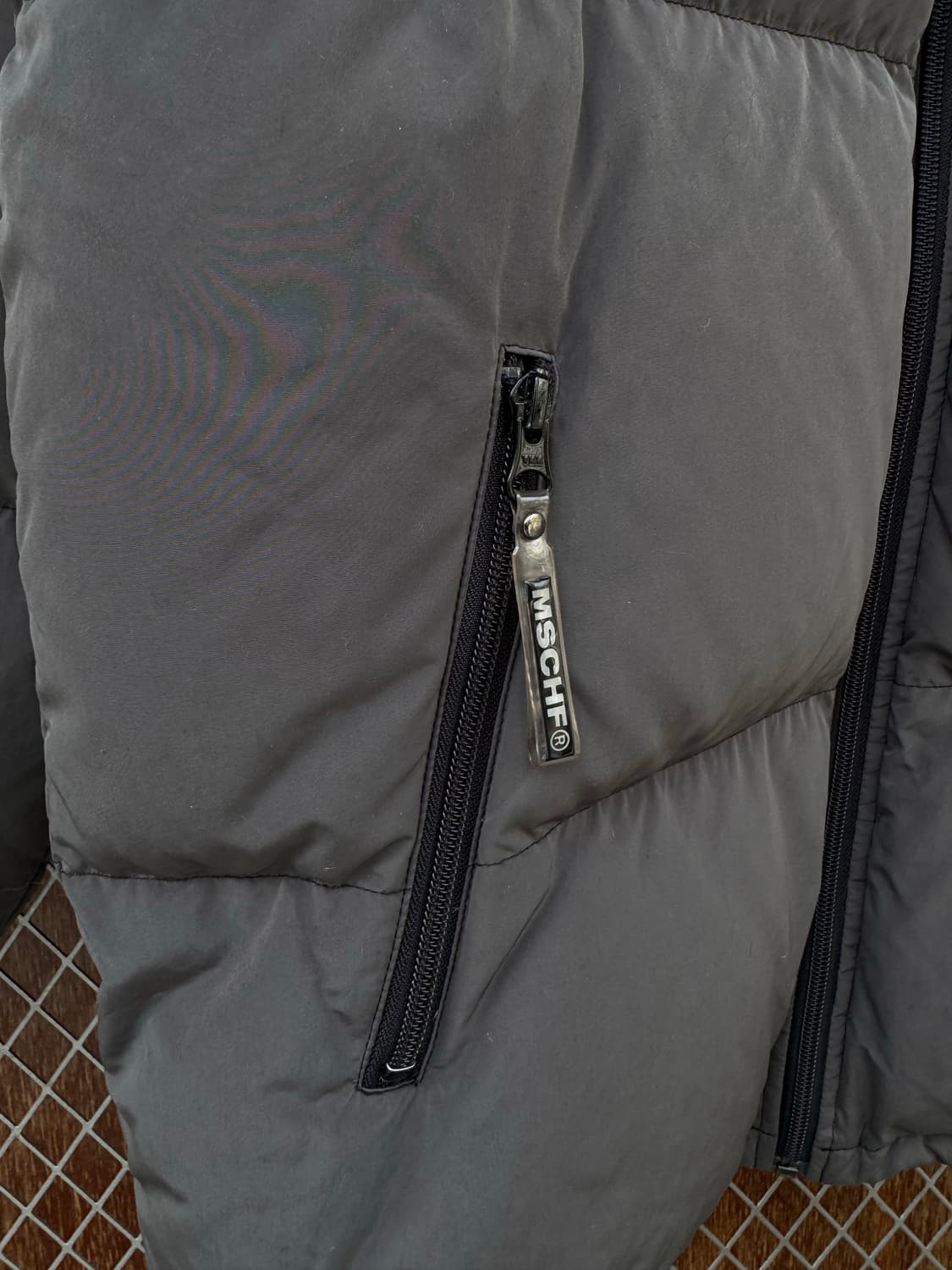 미스치프 MSCHF 푸퍼 패딩 덕다운 점퍼 그레이 M 상품이미지3