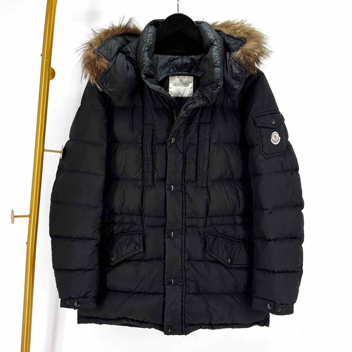 [1사이즈] 몽클레어 리비에르 패딩 후드 점퍼 블랙 상품이미지2