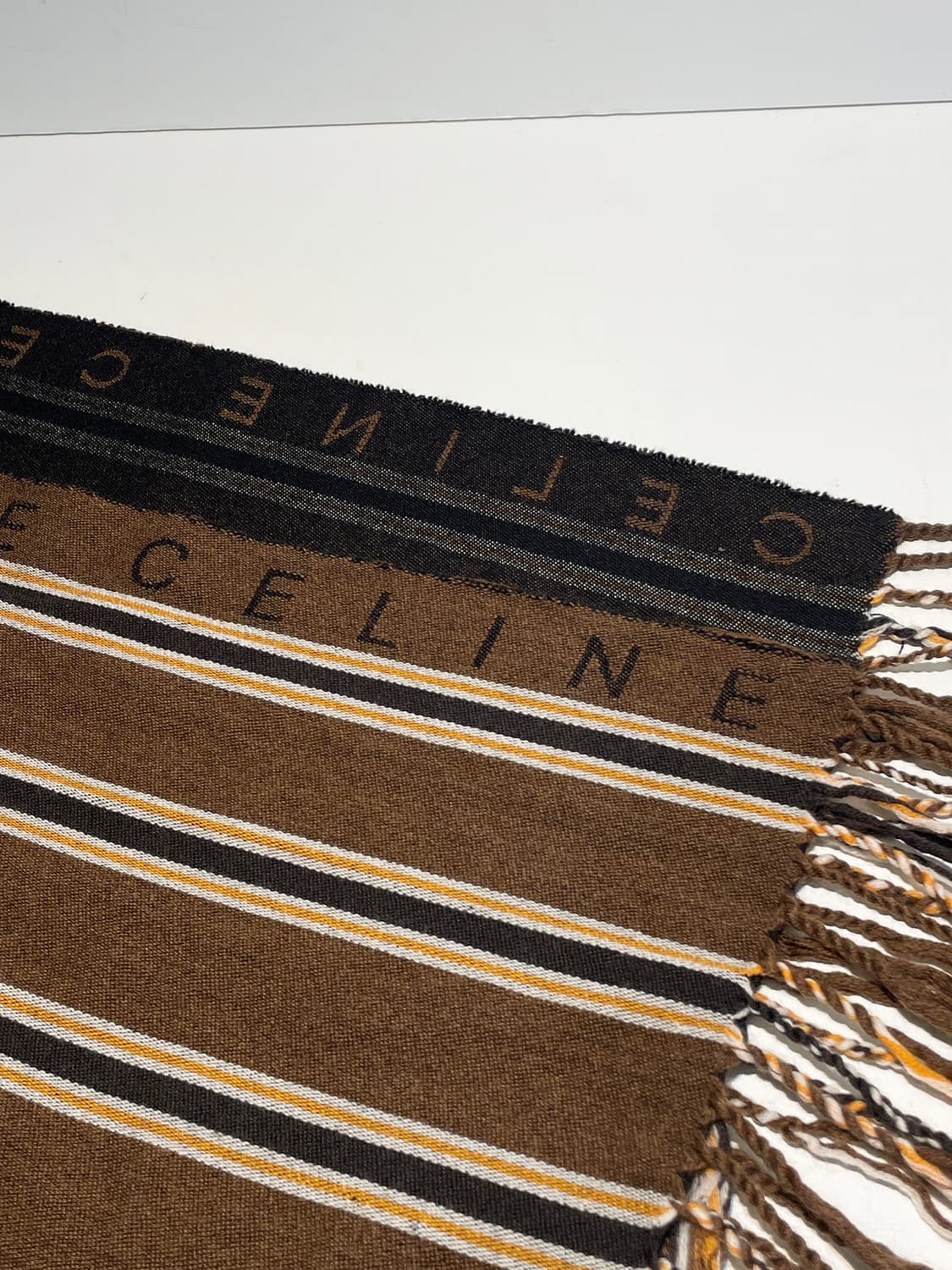 셀린느 배색 울 목도리 A1428 상품이미지6