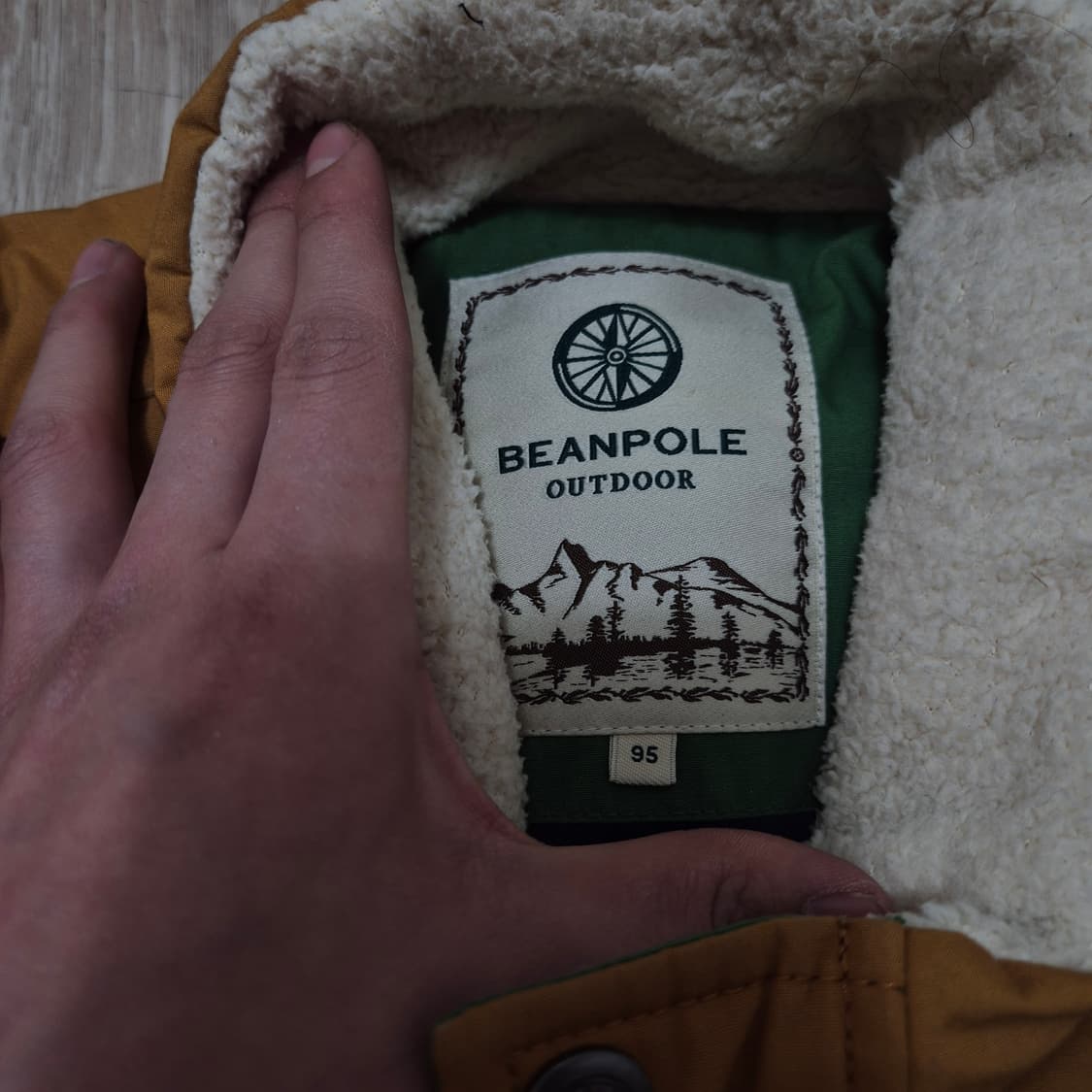 빈폴 아웃도어 배색 덕다운 패딩조끼 M(95) 상품이미지7