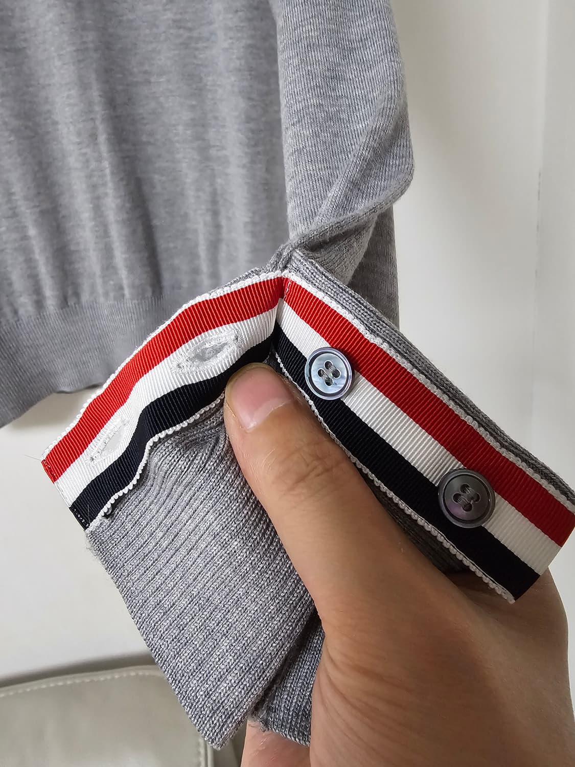 톰브라운 메리노울 4바 니트(3/100/정품/새상품급) 상품이미지6