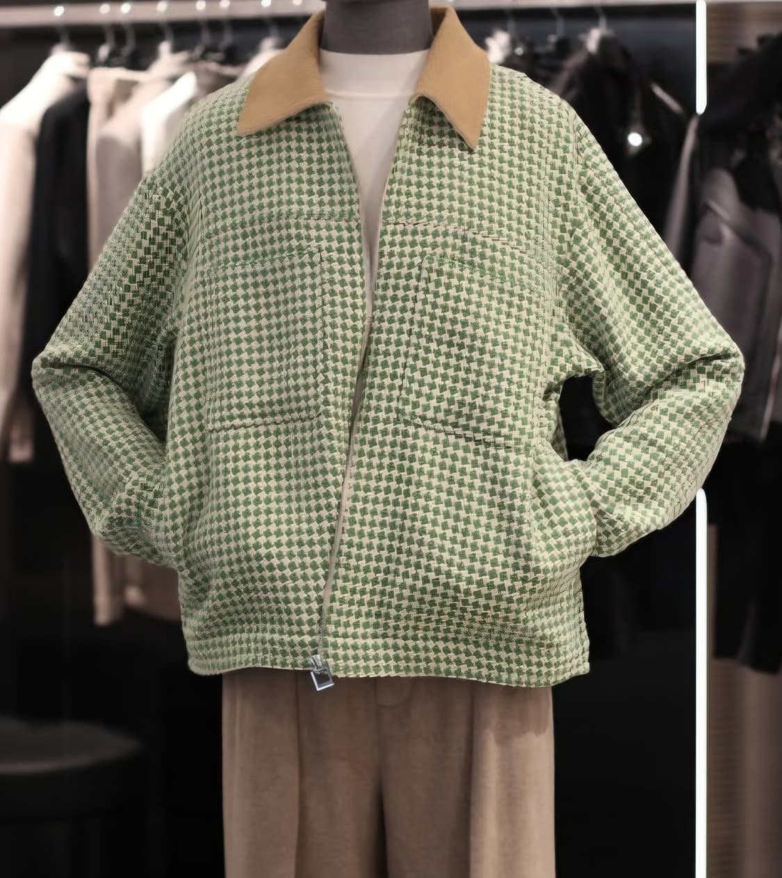 리버클래시. 트위드 집업 자켓 상품이미지3