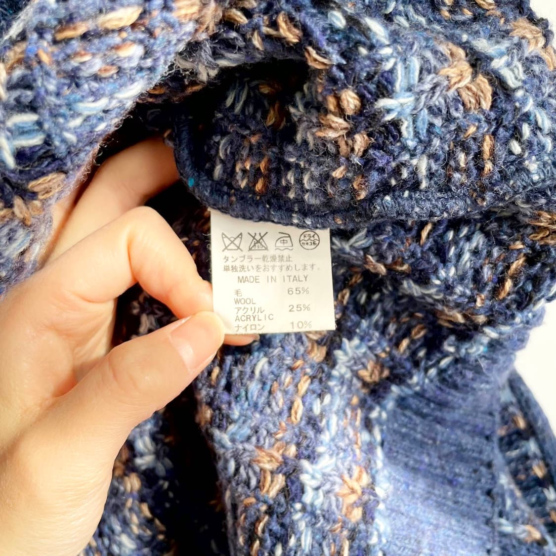 F1 Nino Severi 빈티지 이탈리아 니트 스웨터 105사이즈 상품이미지5