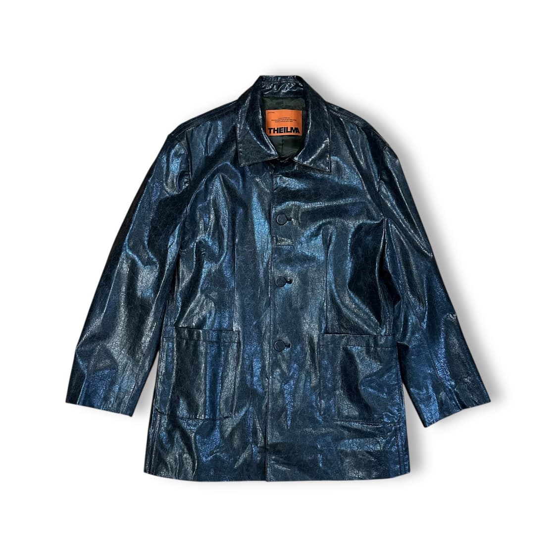 더일마 레더 오버 자켓 상품이미지1