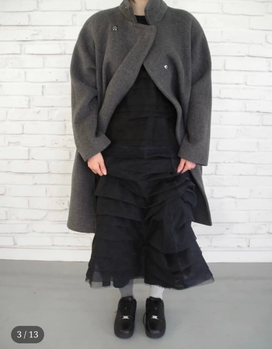 Eonts에옹쓰 2025 mannish half coat 매니쉬 하프코트 상품이미지2