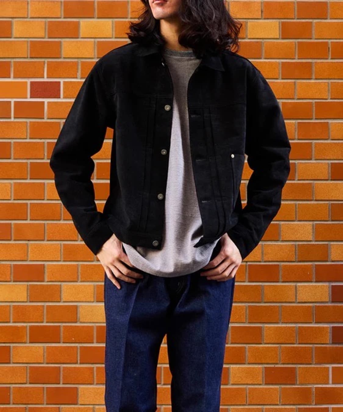 본쿠라 WILD LIFE TALOR 별주 1세대 스웨이드 가죽자켓 40 상품이미지1