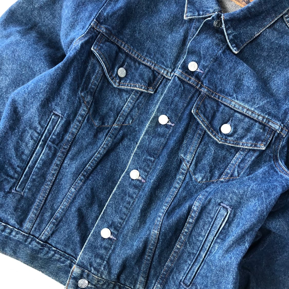 1970s 플레인포켓 데님 자켓 상품이미지5