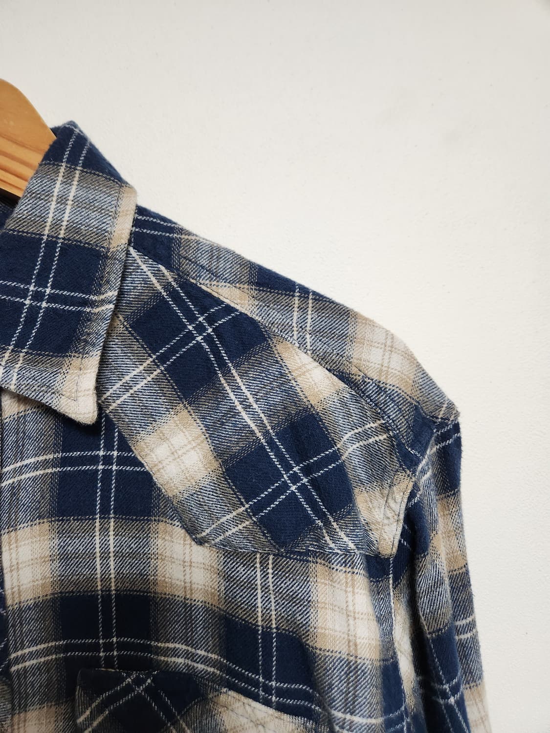 랭글러Wrangler 웨스턴 플란넬 셔츠 L - S75 상품이미지3