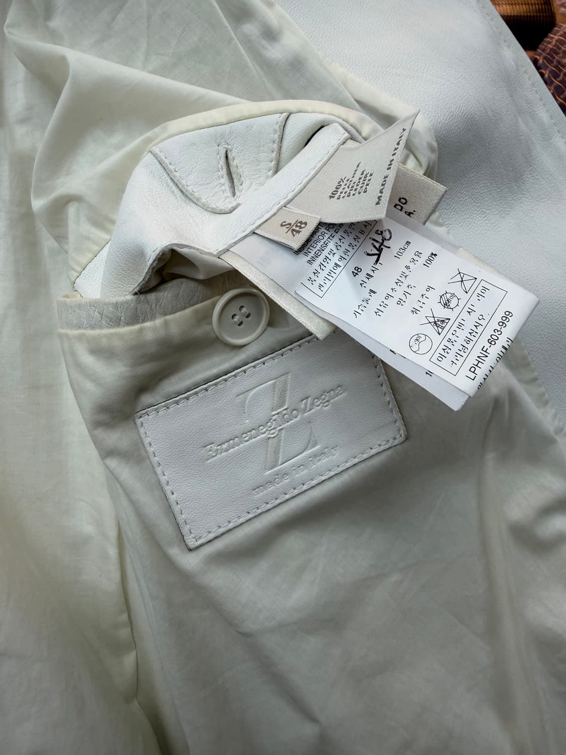 48/ 에르메네질도 제냐 14FW 램스킨 레더 자켓 상품이미지9