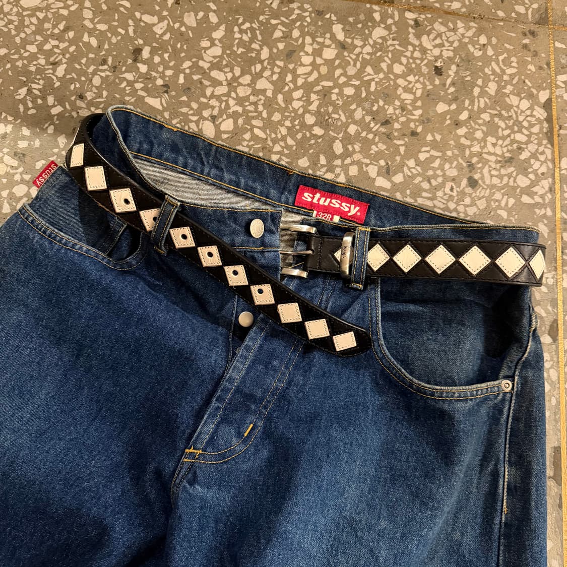 스투시 아가일 벨트 상품이미지2