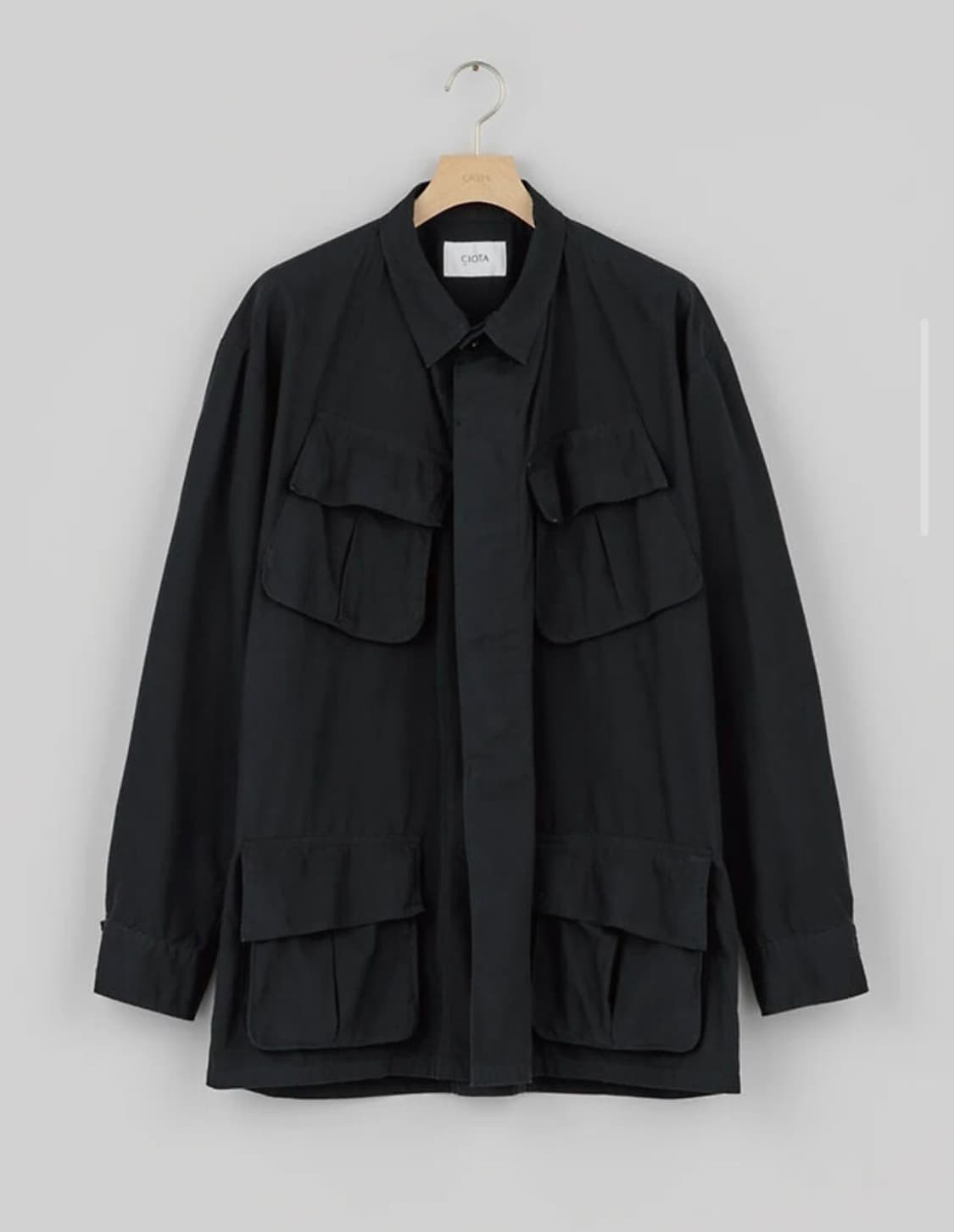 CIOTA 시오타 수빈 코튼 정글 퍼티그 자켓 블랙 5 상품이미지2