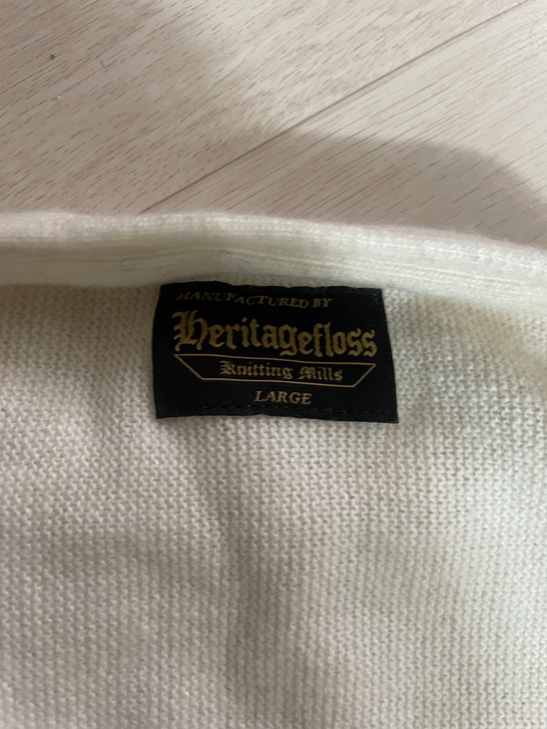 헤리티지플로스 가디건 L사이즈 화이트 정말 싸게팝니다. 상품이미지2