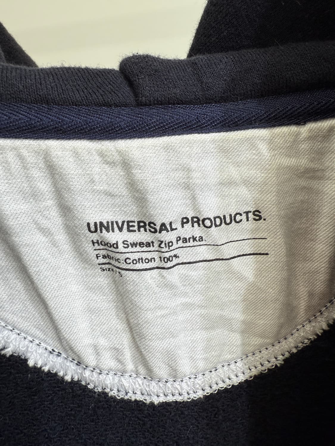 UNIVERSAL PRODUCTS (Made in Japan) 후드집업 상품이미지7