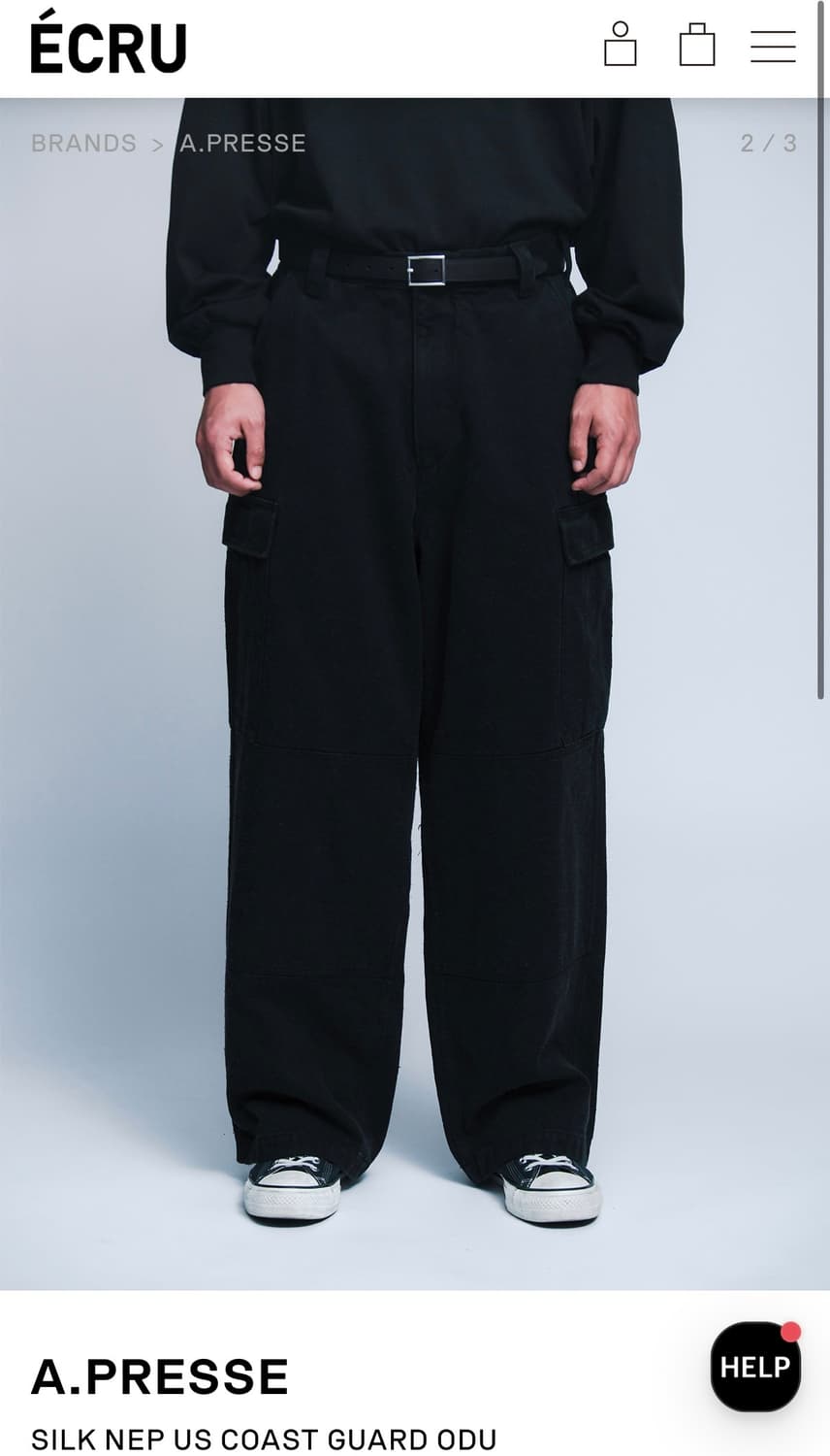 [2] 아프레쎄 25ss ODU 팬츠 상품이미지2