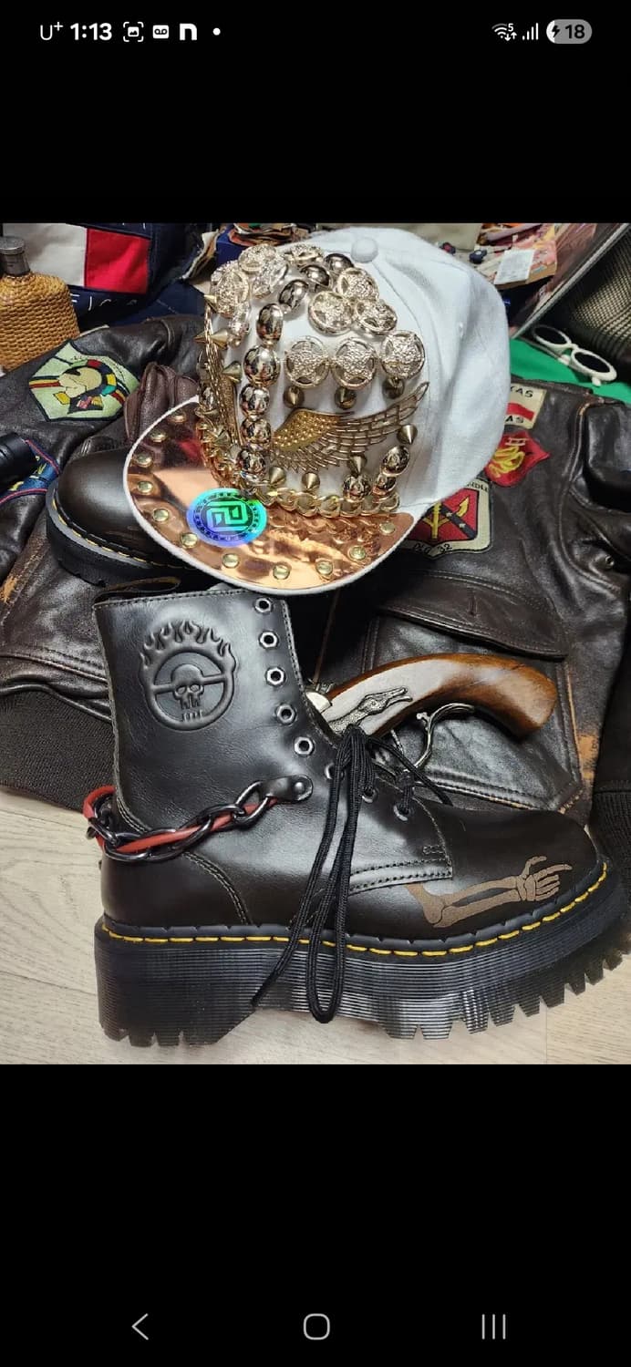 (새상품)닥터마틴 x MAD MAX 콜라보  부츠 구두 워커 매드맥스 상품이미지8