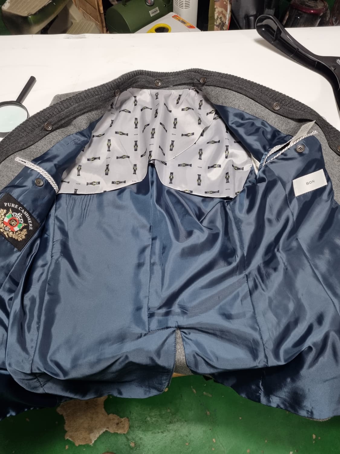 BON 순모 캐시미어 남성코트 95 상품이미지3