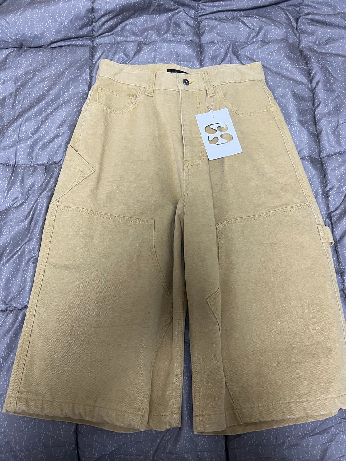 9999아카이브 더블니 버뮤다팬츠 상품이미지4