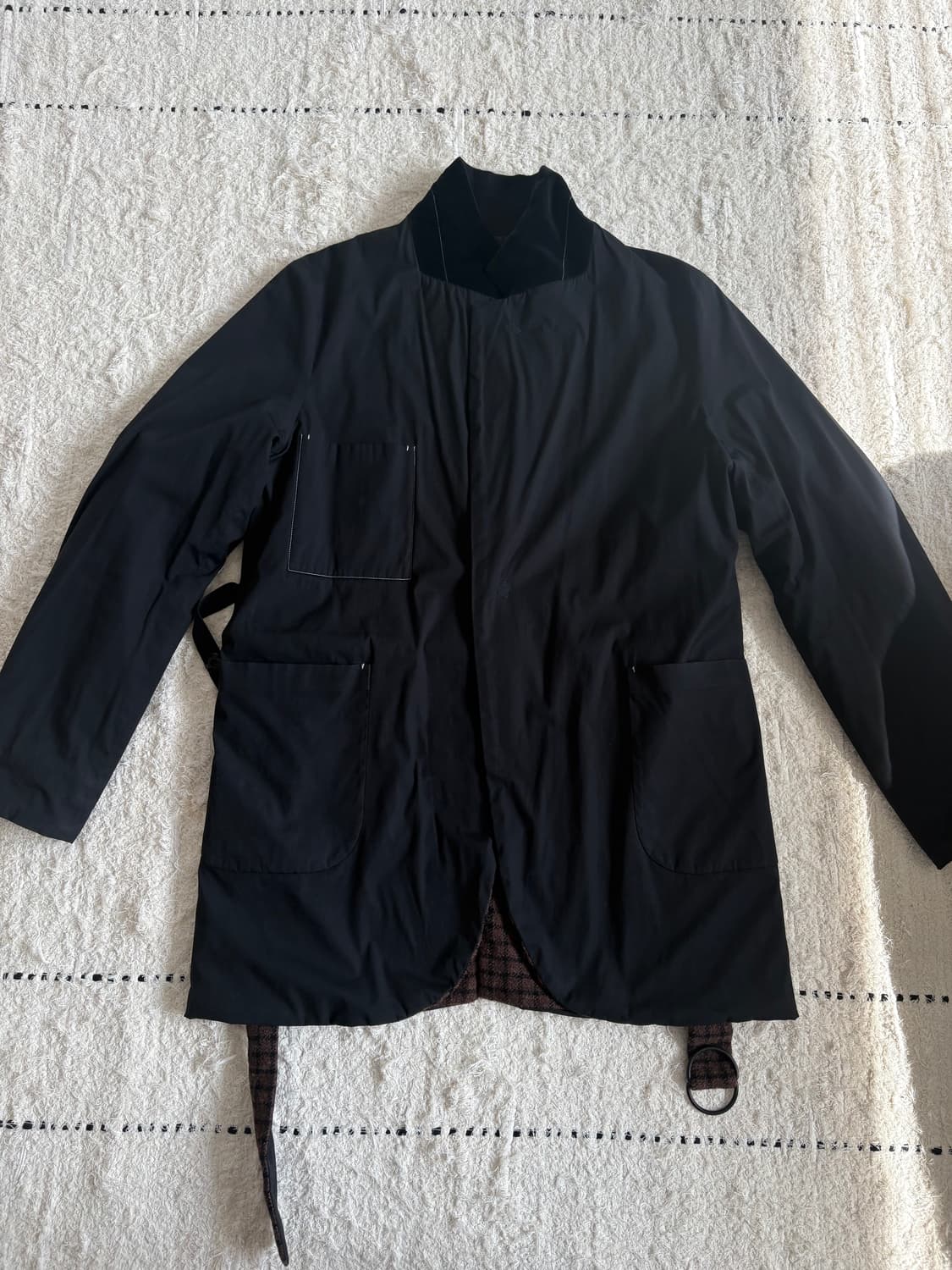 Sunsea reversible check coat 상품이미지4