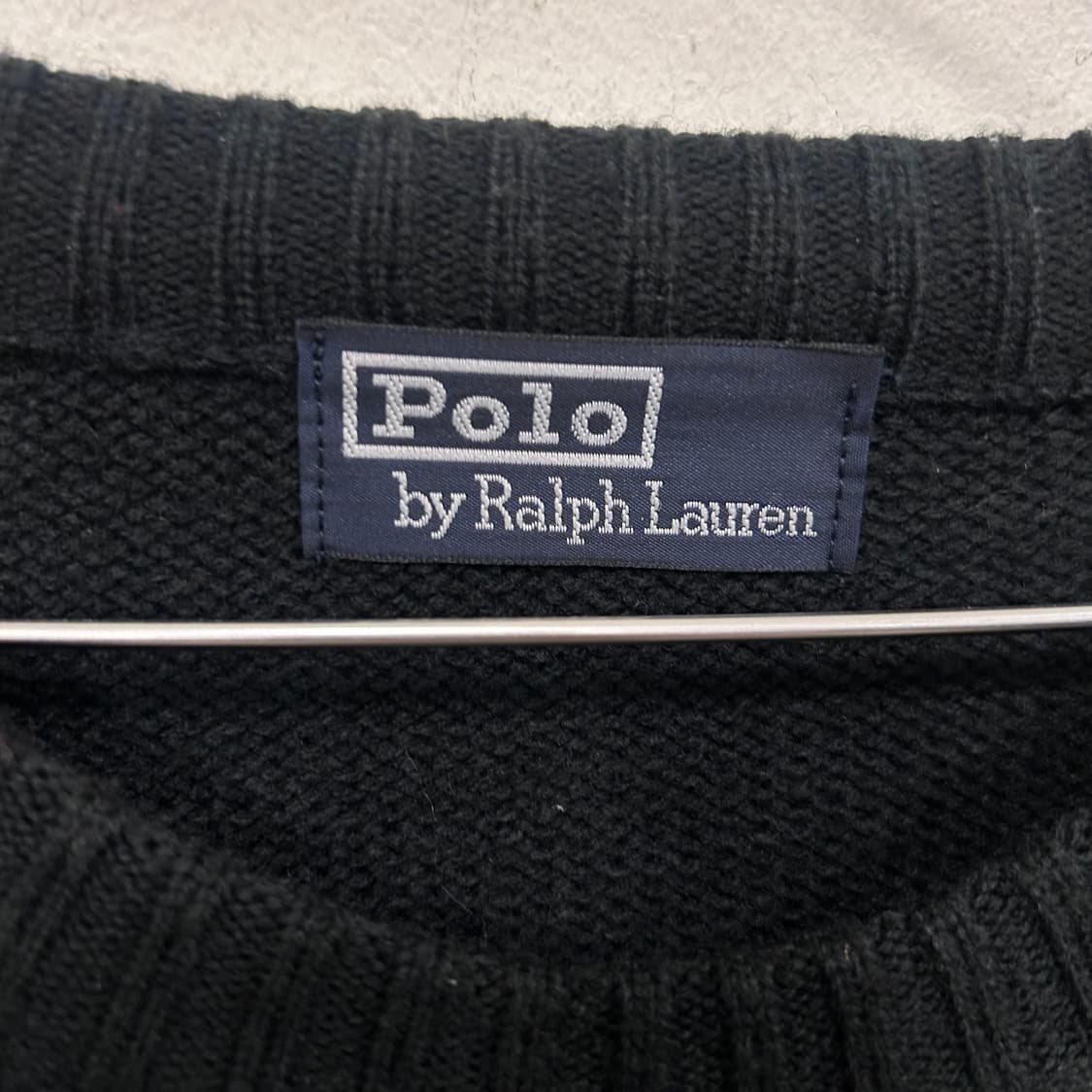 폴로 랄프로렌 90s 스몰로고 코튼 니트 상품이미지3