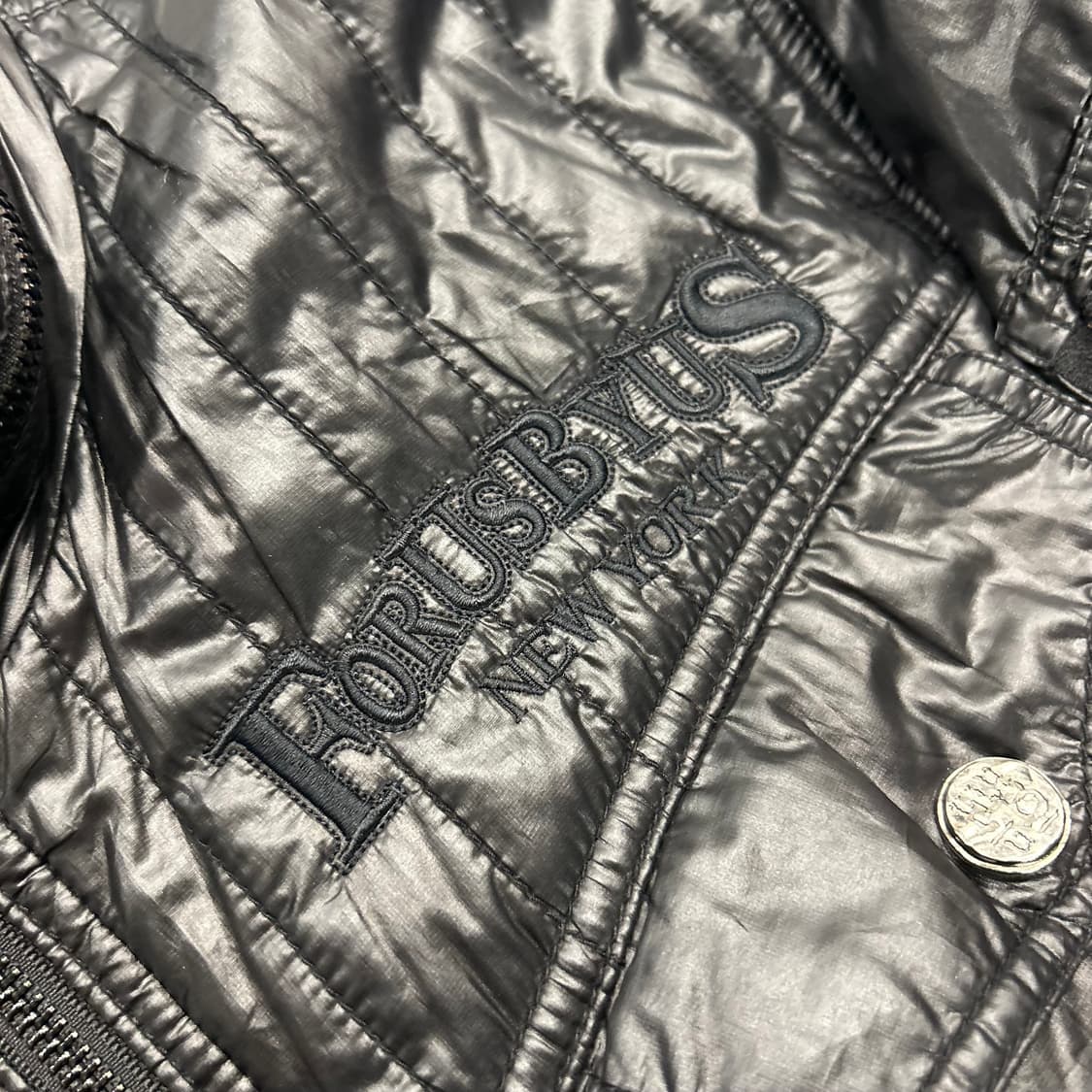 [L] FUBU 퀄팅 FORUSBYTS 블랙 패딩 점퍼 B50 상품이미지5