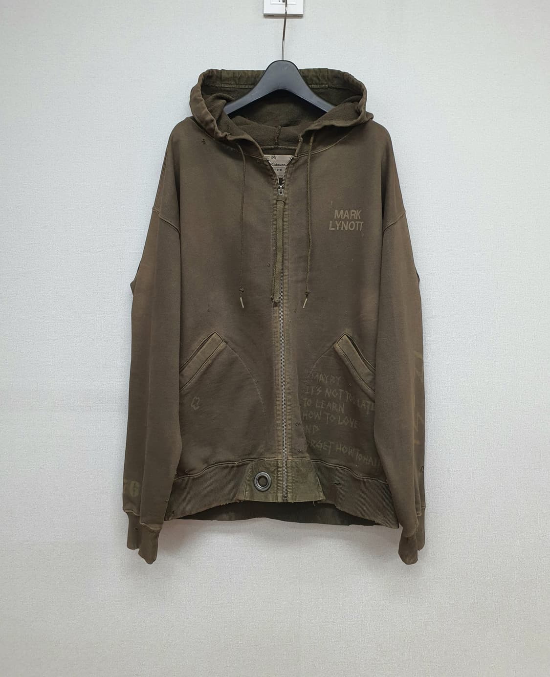 나이젤카본 후드집업 빈티지 커스텀 [ 밀리터리/Rock테이스트] 상품이미지1