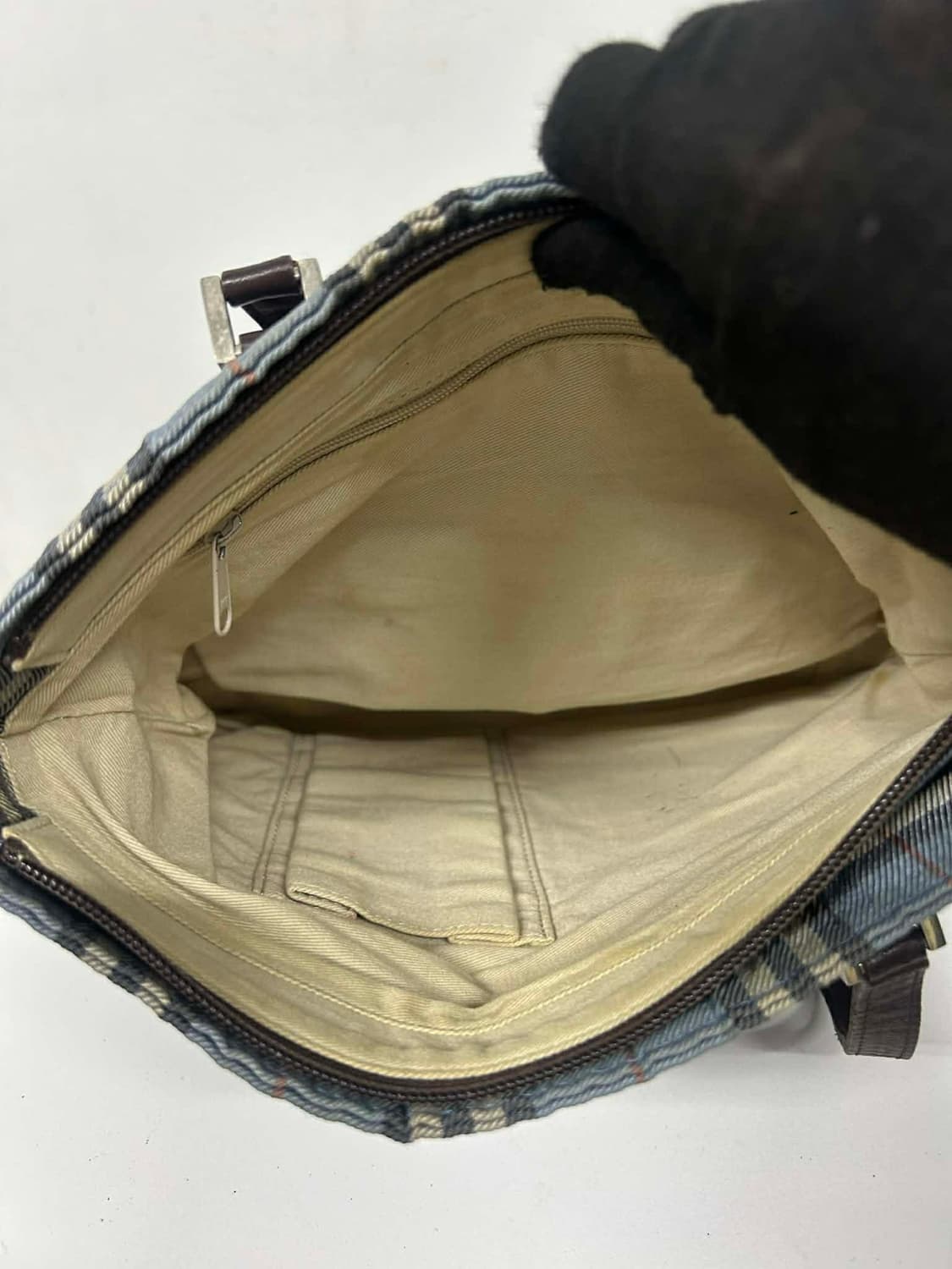 버버리 블루라벨 빈티지 노바체크 캔버스 토트백 상품이미지6