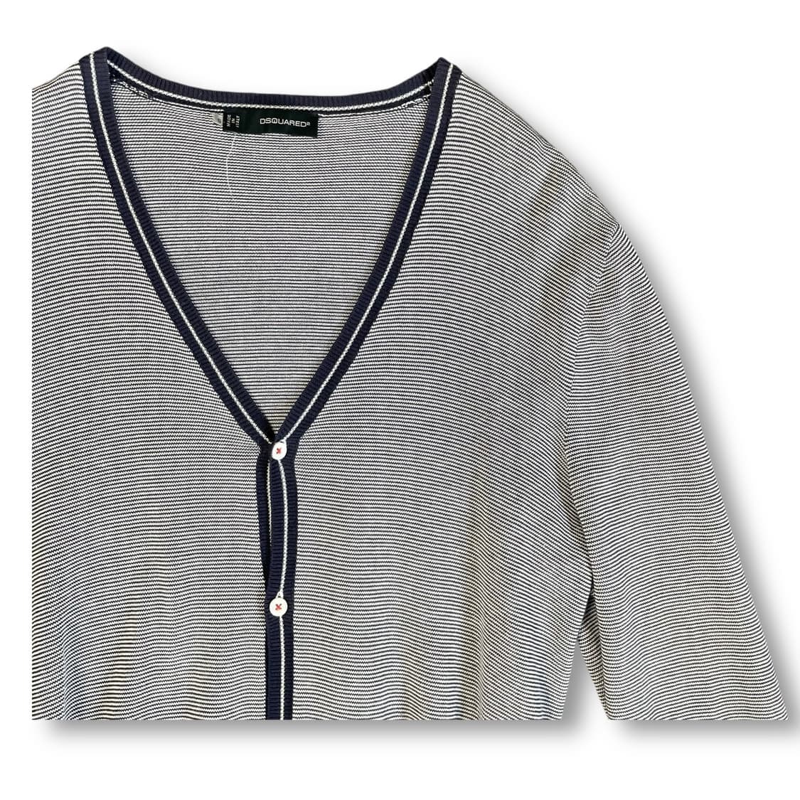 디스퀘어드2 브이넥 코튼 가디건 S 상품이미지3