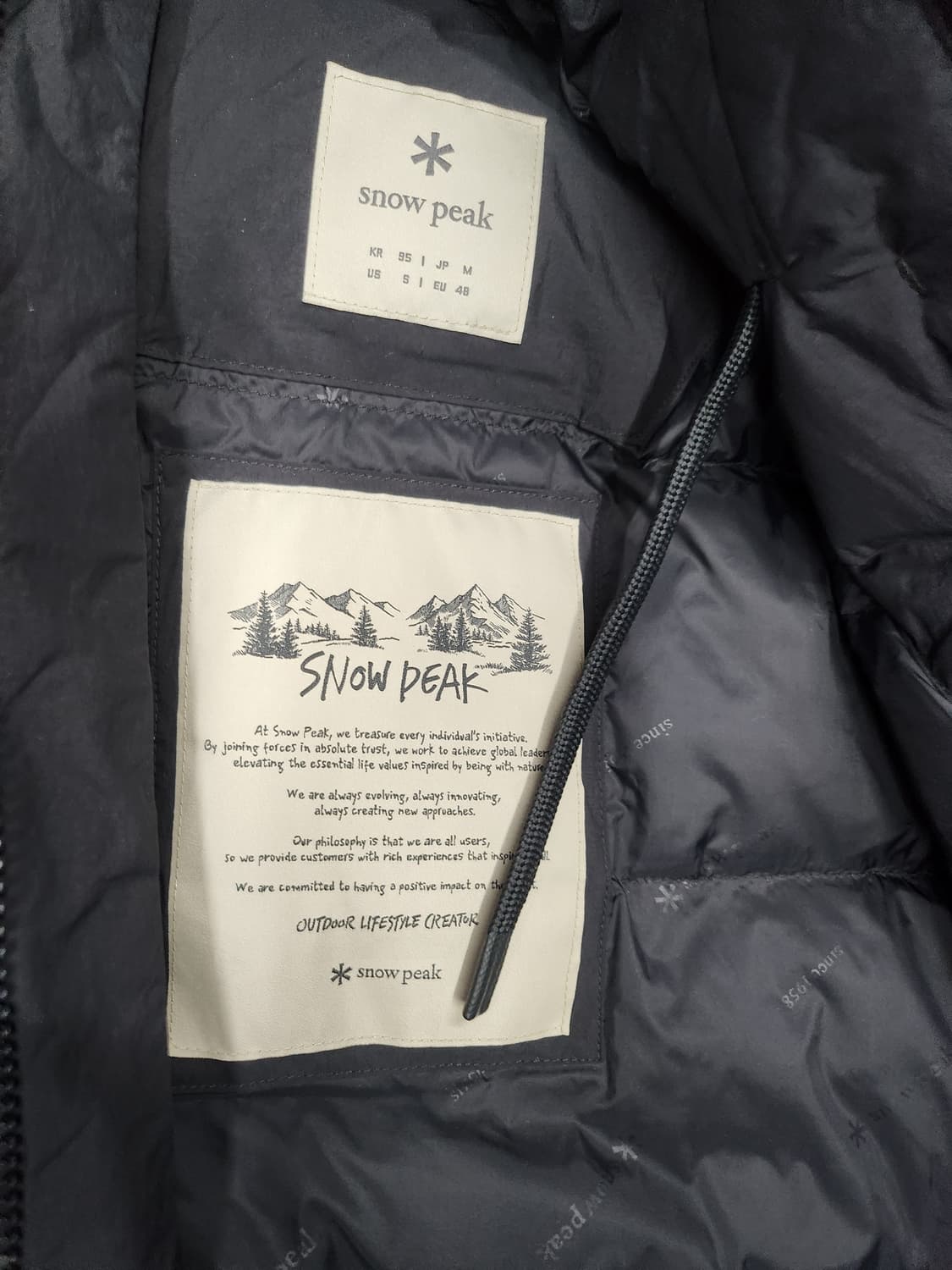 스노우피크 구스패딩 상품이미지5