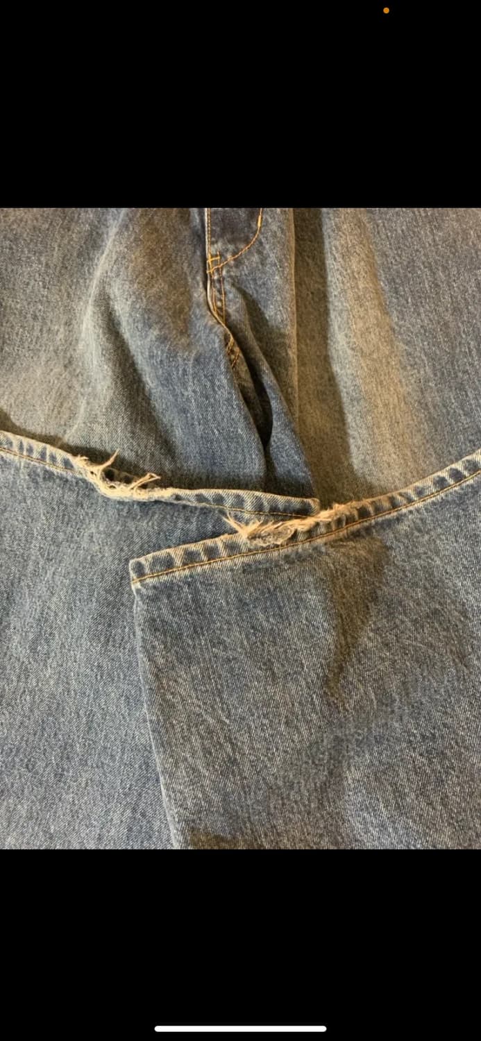 해칭룸 와이드 커브드 데님 3사이즈 상품이미지3