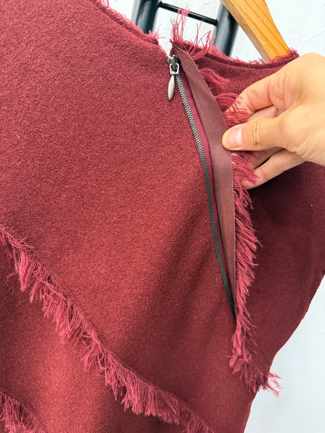 정품) 랑방 한섬 슬리브리스 플린지 원피스 82 상품이미지6