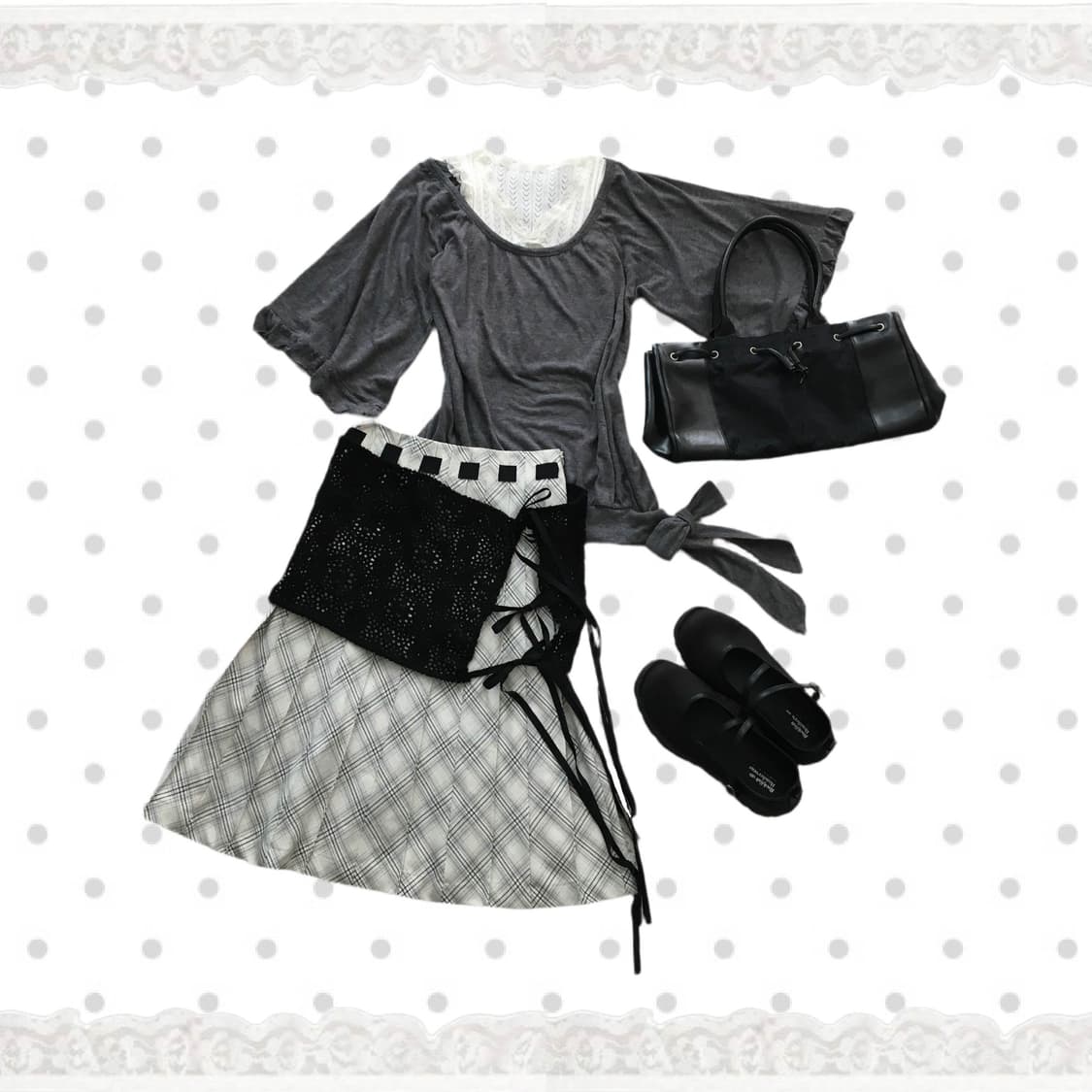 cookie & cream girl set  (4p) 상품이미지1