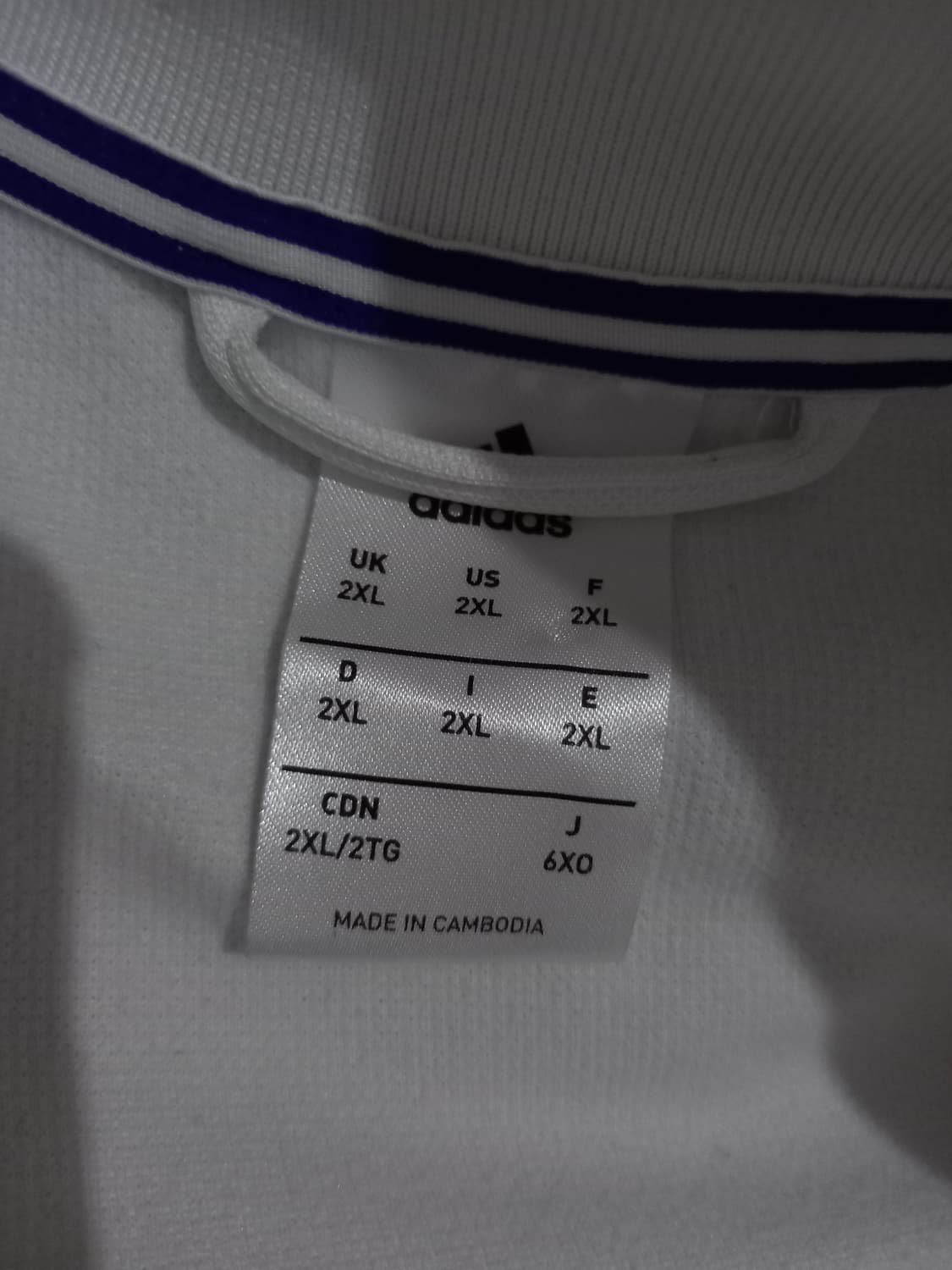 아디다스 희귀 첼시 화이트 트랙탑 저지 져지집업 110/XXL 상품이미지4