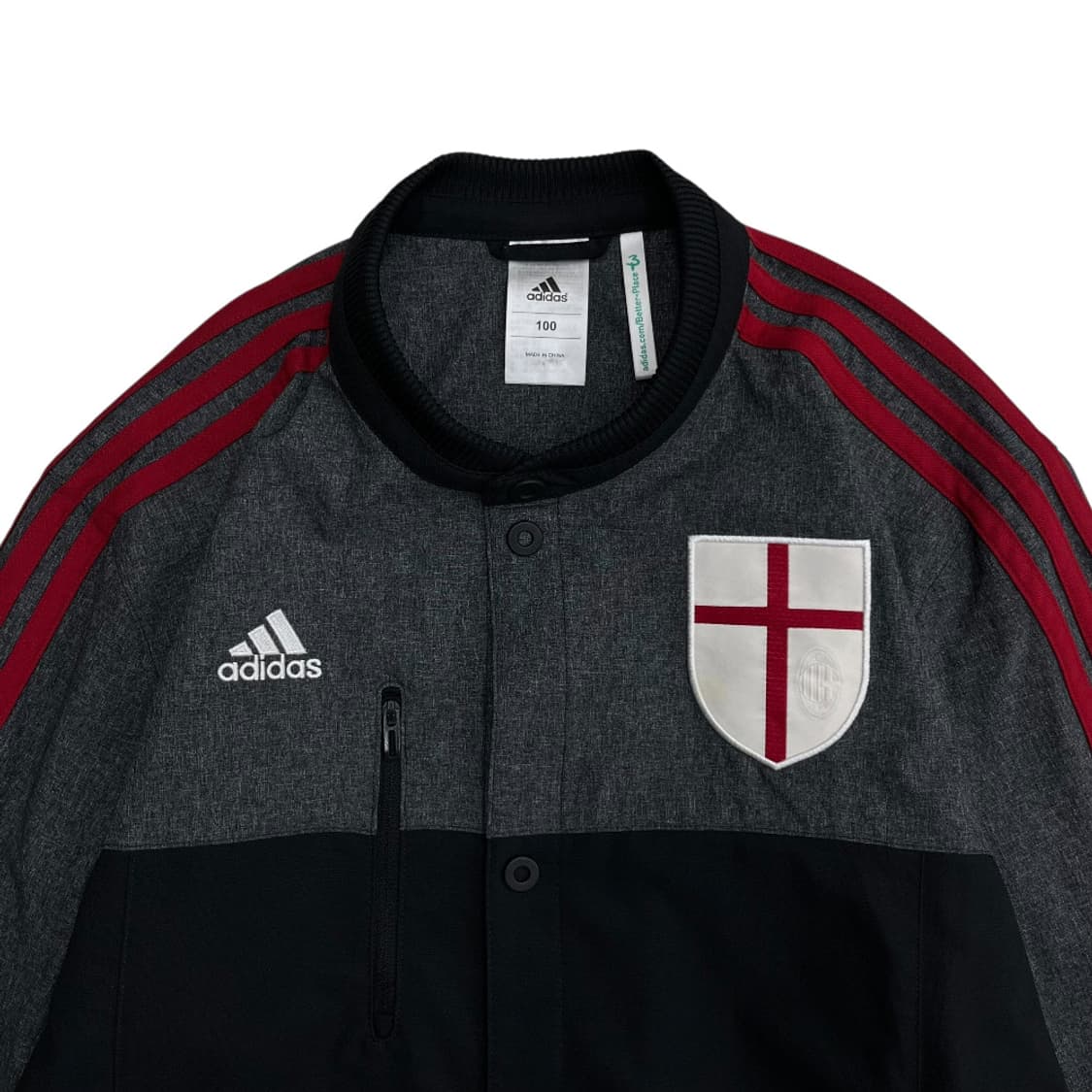 아디다스 ACM 에센셜 레드라인 차콜 버튼자켓 100 상품이미지4