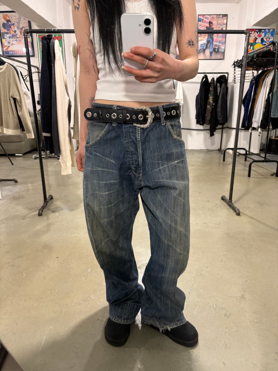 에비수 데님팬츠 상품이미지3