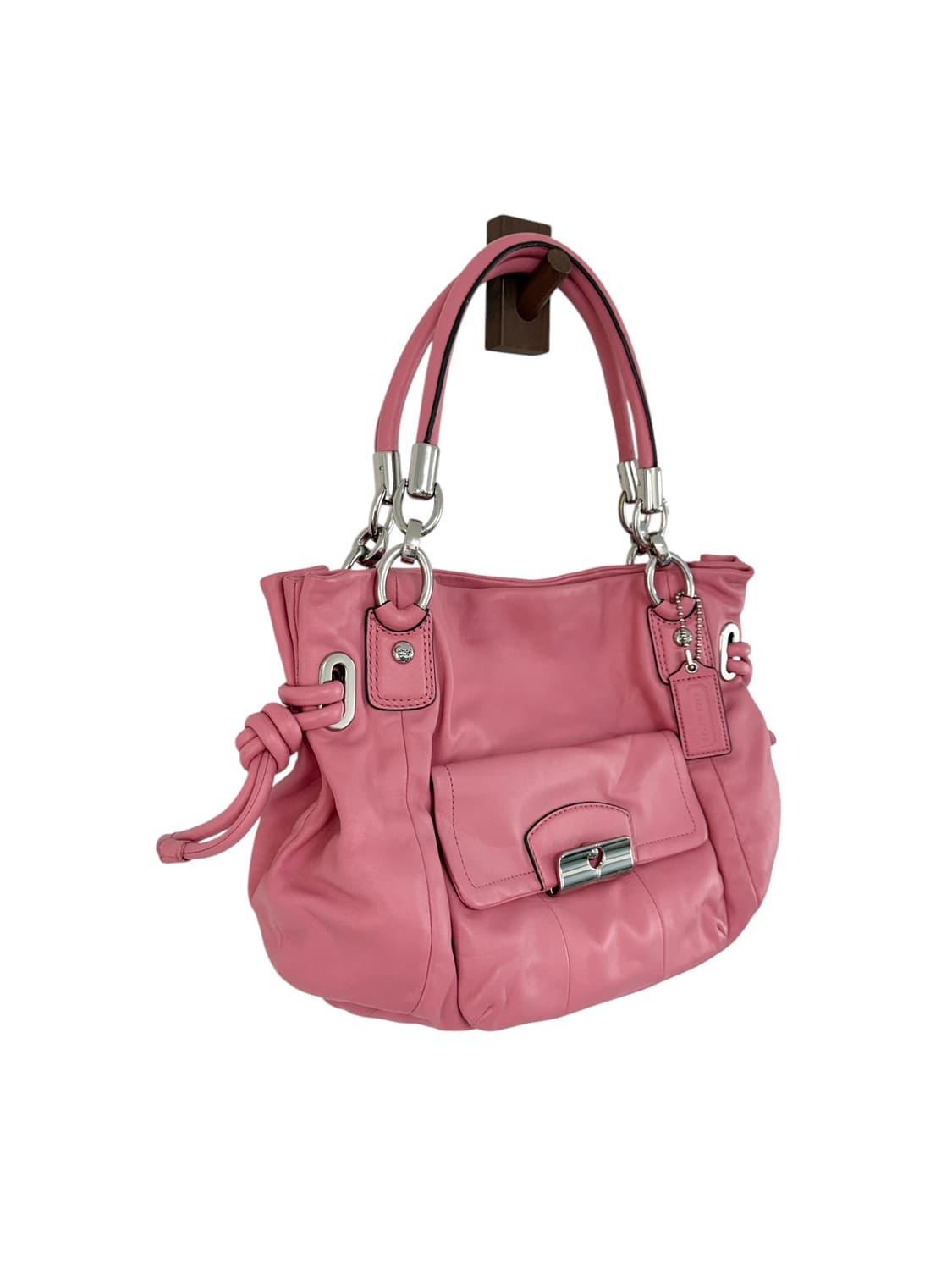 코치 셔링 핑크 숄더백  상품이미지2