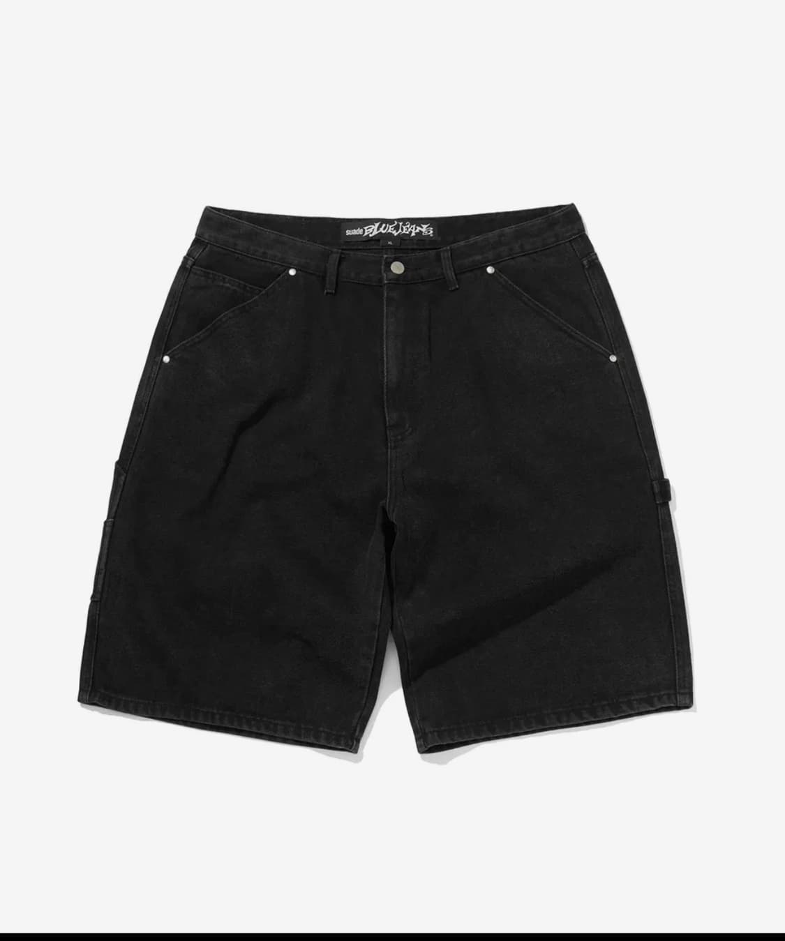 CARPENTER DENIM SHORTS [BLACK] 상품이미지2