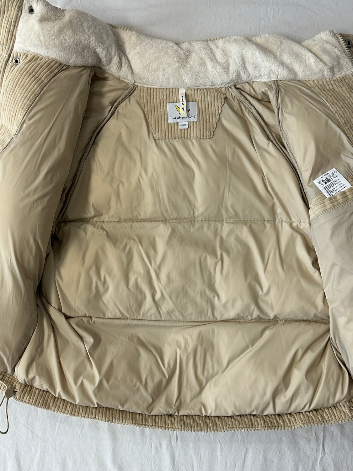 와릿이즌 여성 코듀로이 다운 푸퍼 상품이미지7