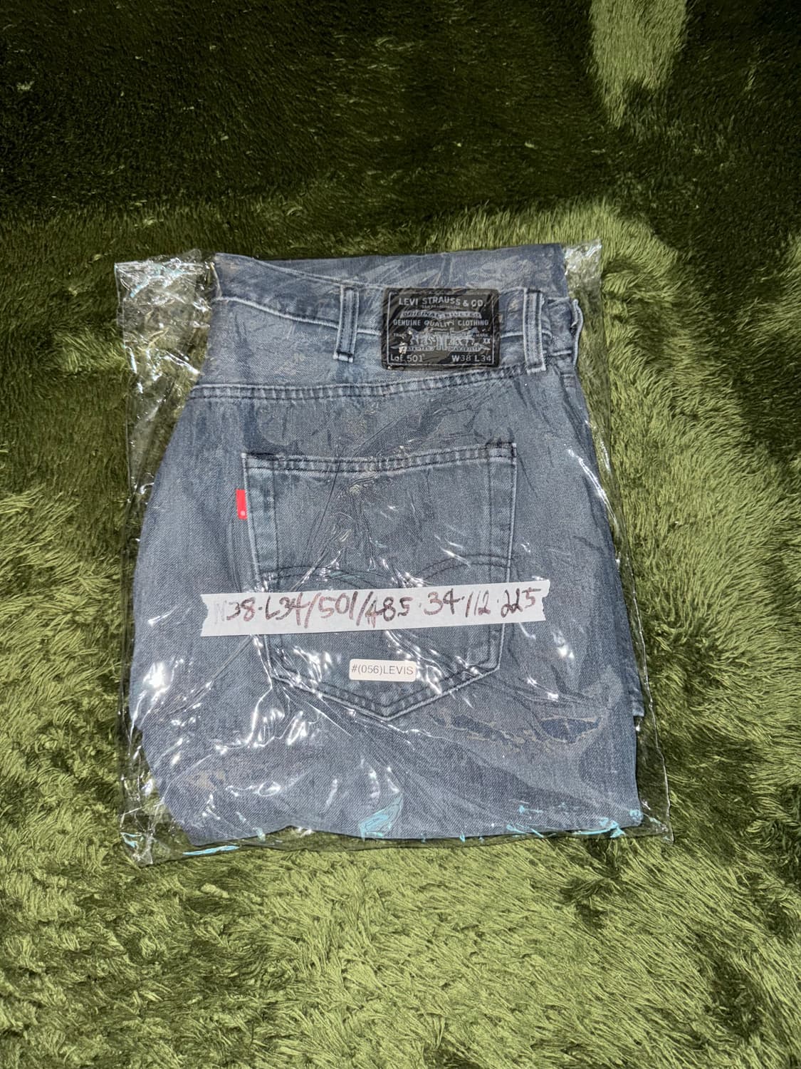[W38/L34] 리바이스 501 프리미엄 WATERLESS 데님 팬츠 상품이미지10