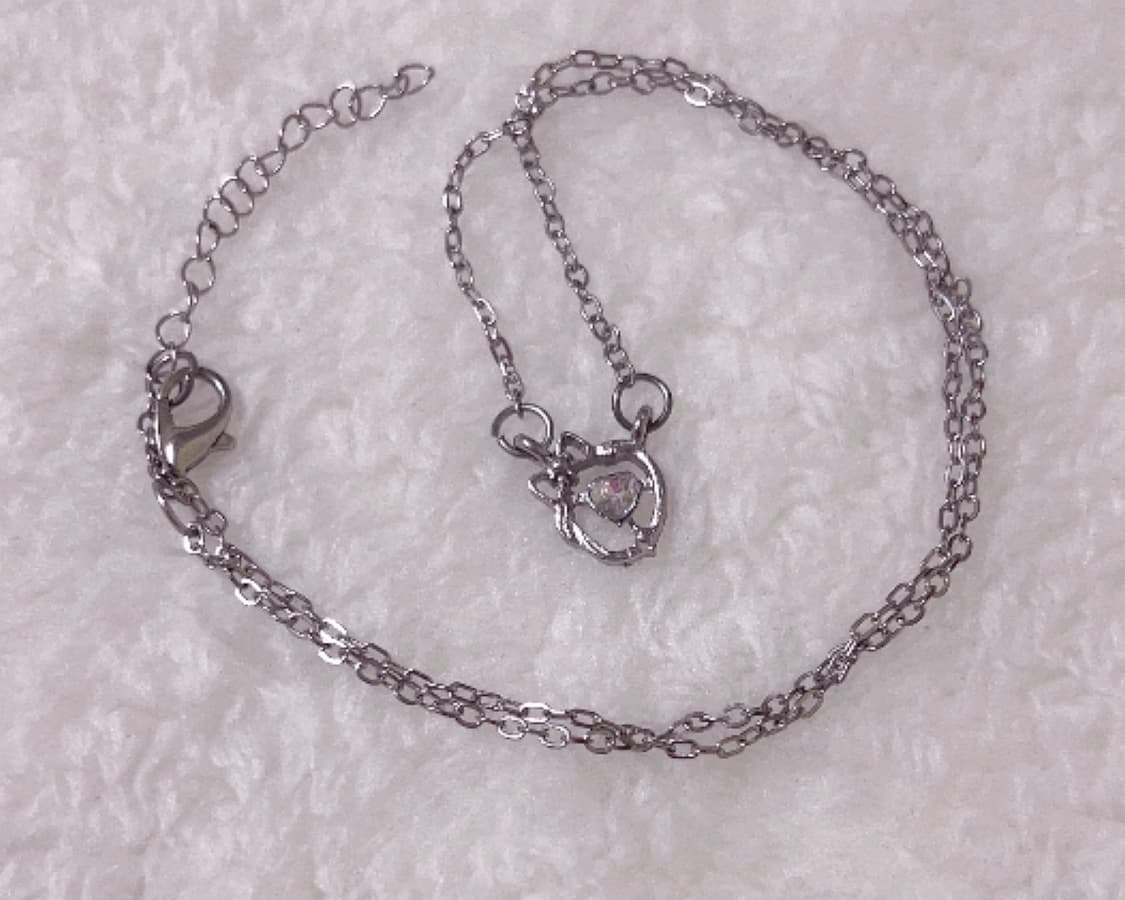 레이어드 체인 하트 목걸이 상품이미지1