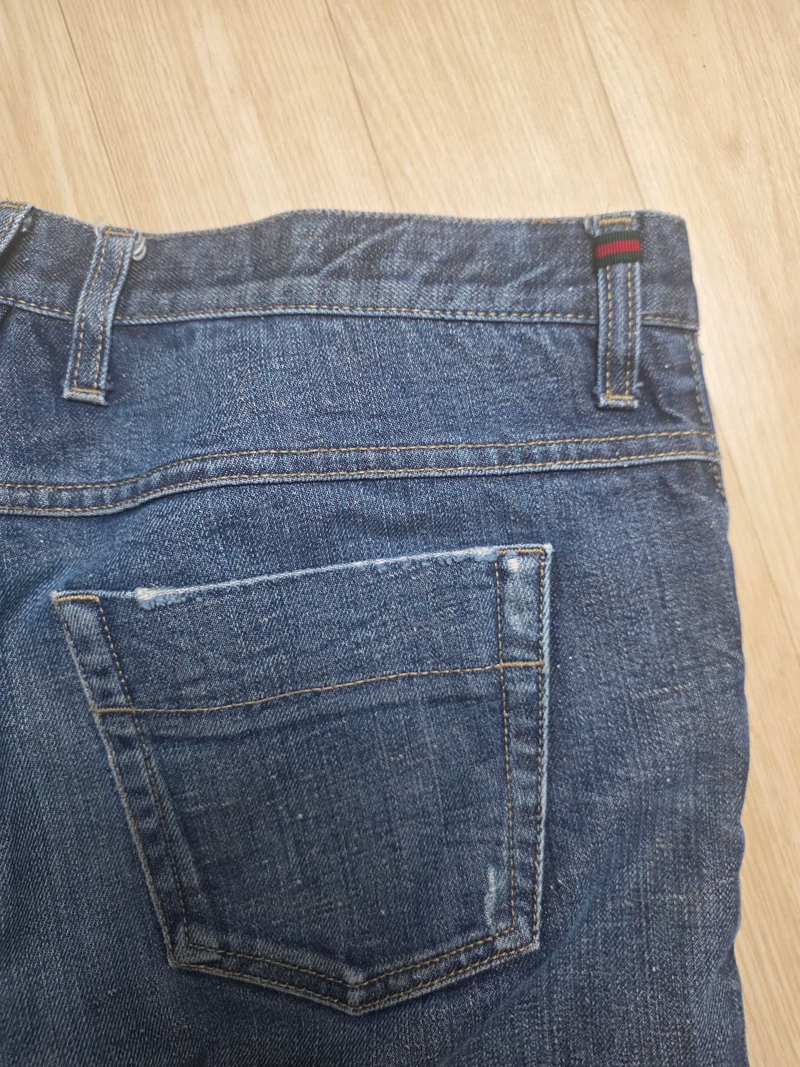 구찌 청바지 데님팬츠 50-허리 47.5, 총장 99.5 상품이미지5