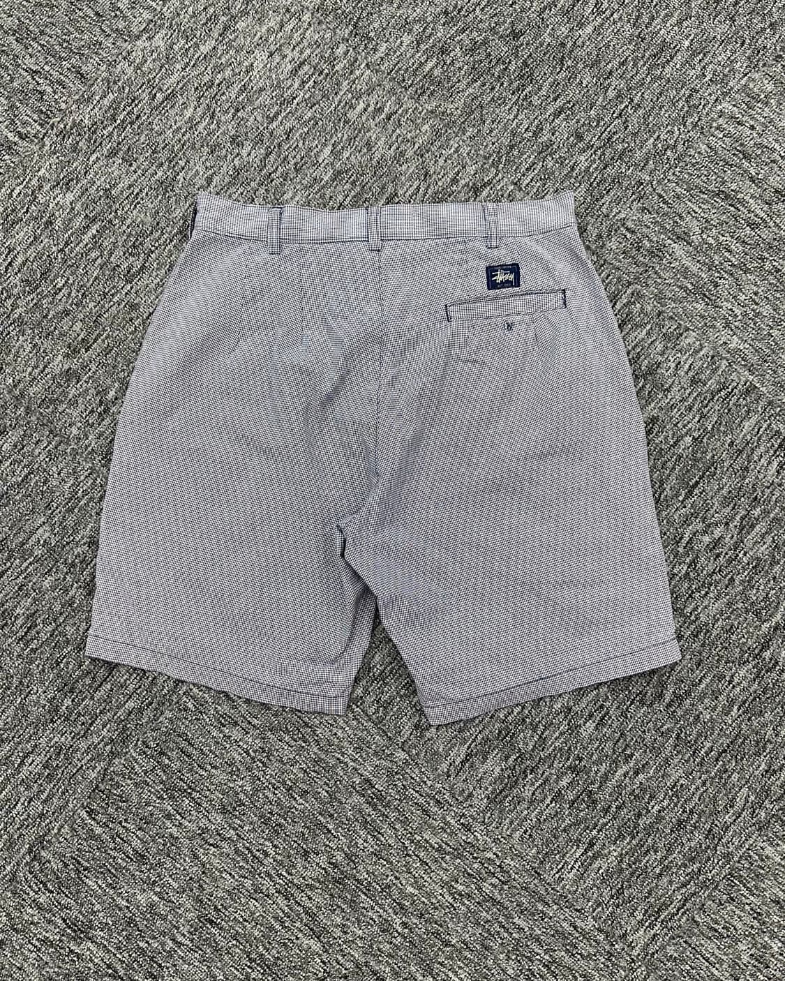 (30)스투시 USA 체크반바지-M958 상품이미지4