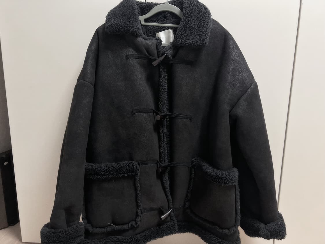 키미스 스웨이드 양털 무스탕 상품이미지1