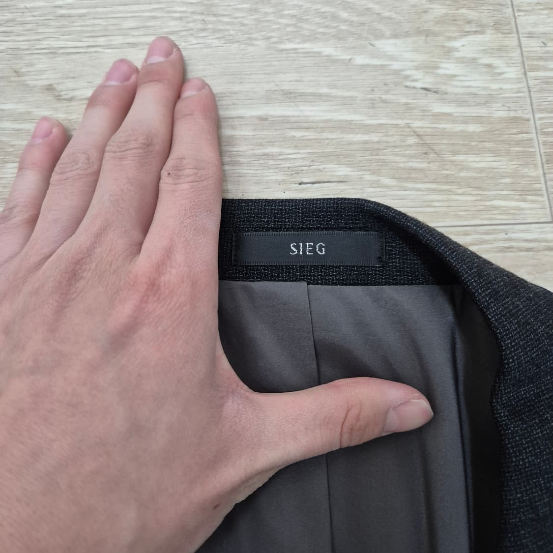 지이크 스트레치 모직 싱글 블레이저 정장자켓 L(100) 상품이미지4