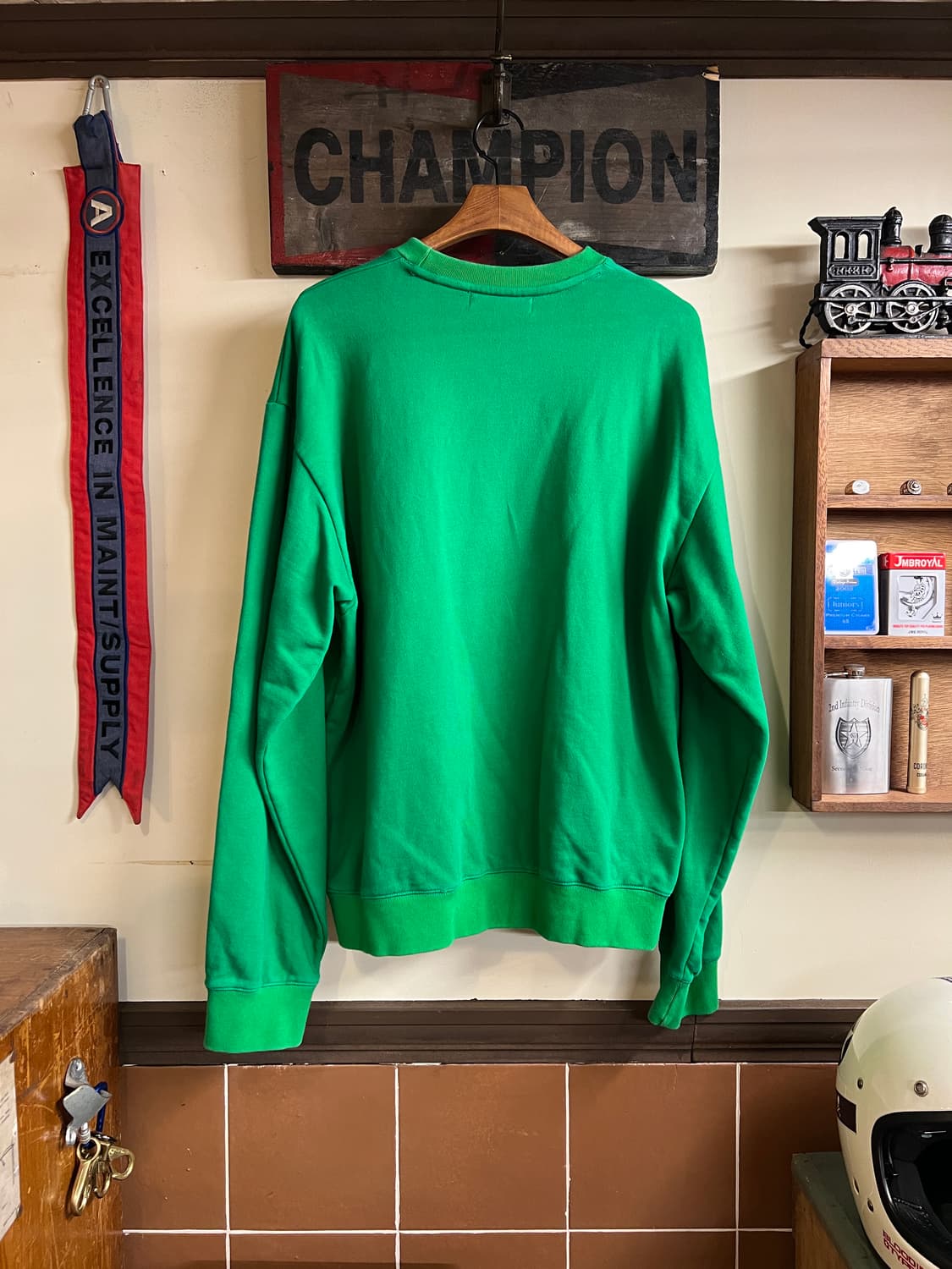 From Arles Sweat Shirt Green 상품이미지4