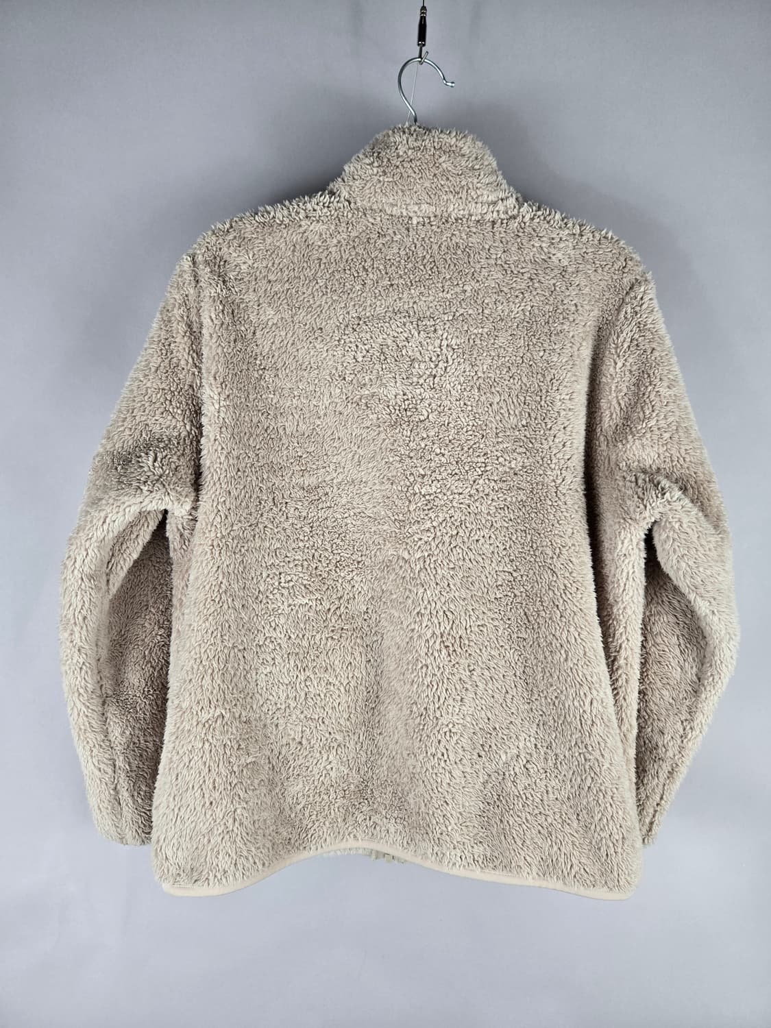 [무료배송]유니클로 M 여성 보아털 후리스 플리스 자켓 베이지 상품이미지6