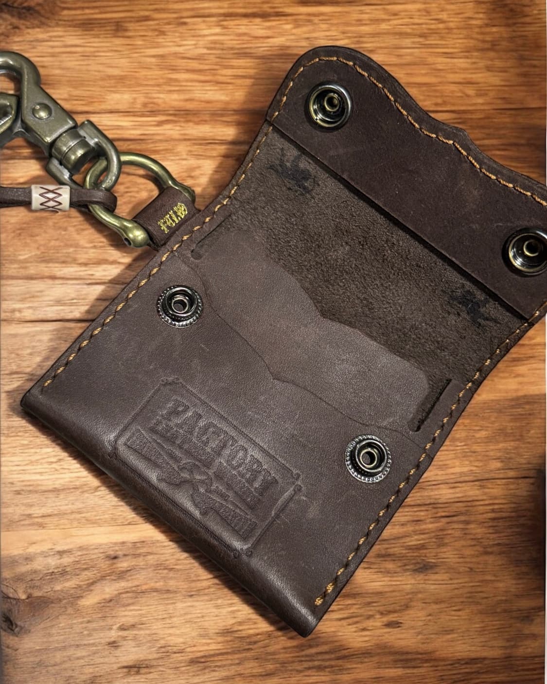 웨스턴 가죽 카드 지갑 키링 상품이미지3