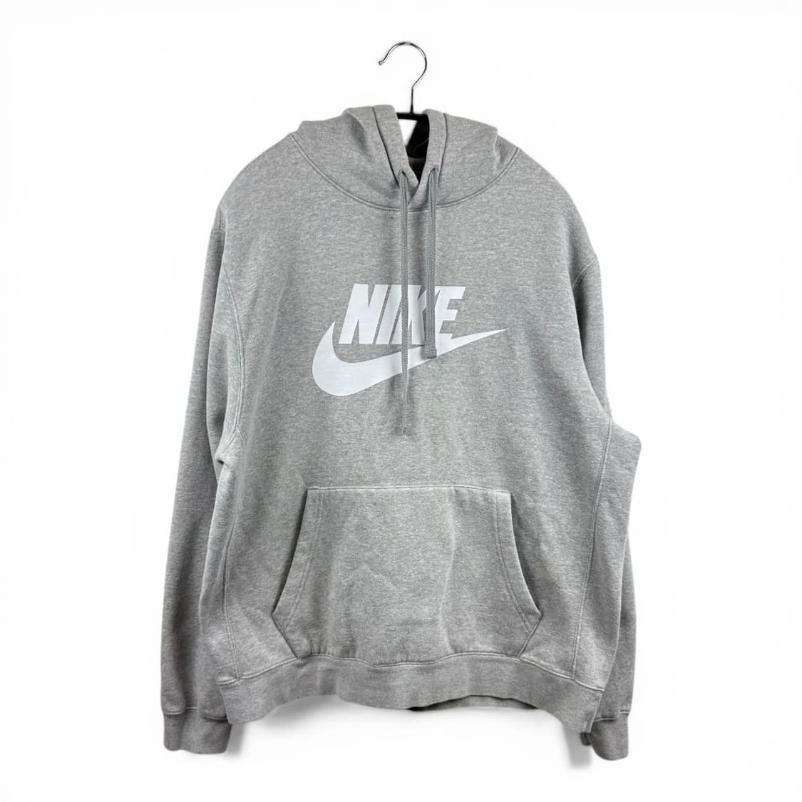 (L) 나이키 퓨추라 빅로고 기모 후드 티 라이트그레이 상품이미지1