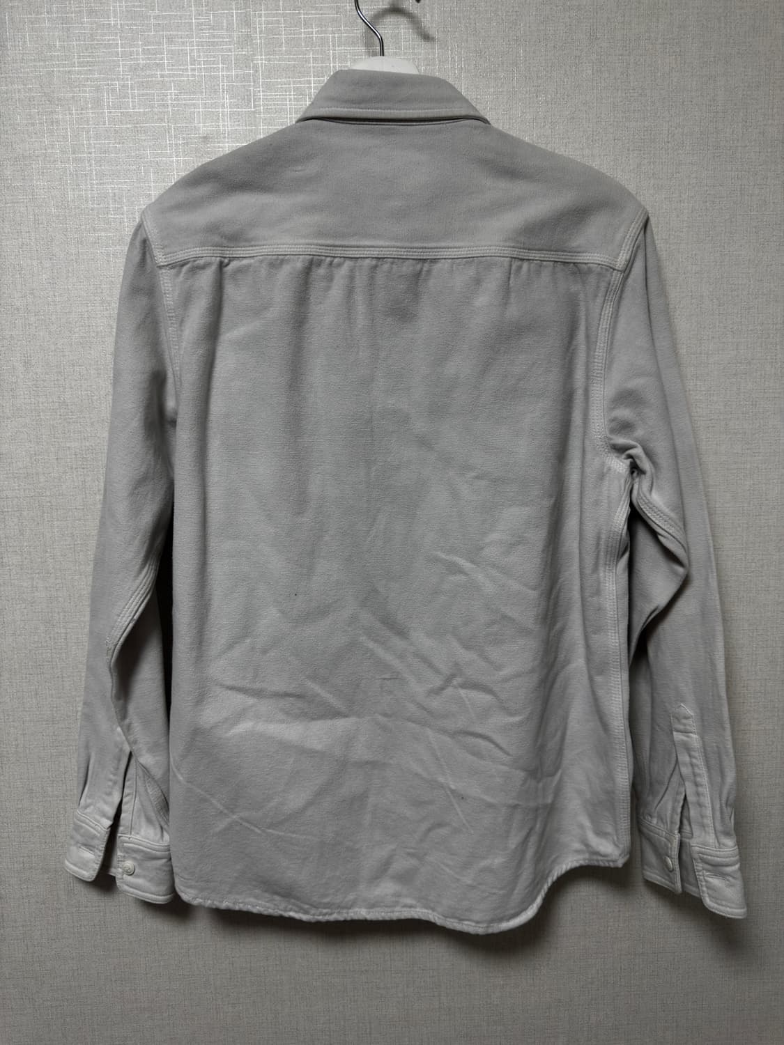 칼하트 WIP 로고 패치 오프화이트 셔츠 자켓 M 상품이미지2