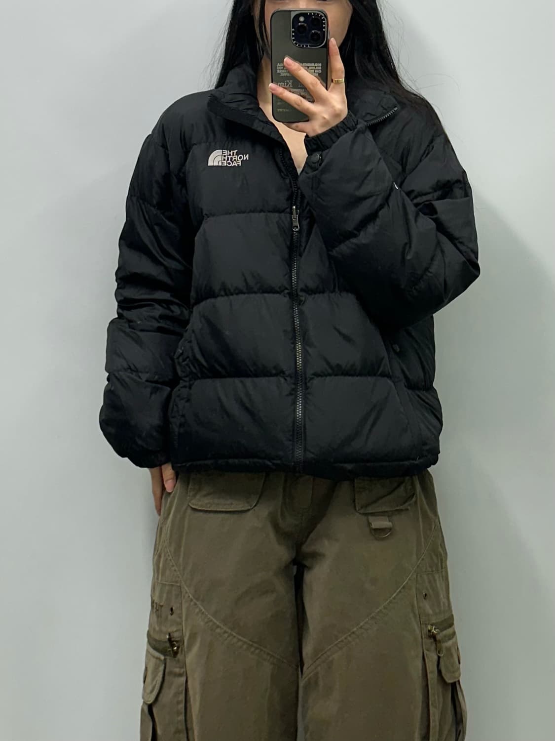 노스페이스 블랙 600 다운 패딩 상품이미지1