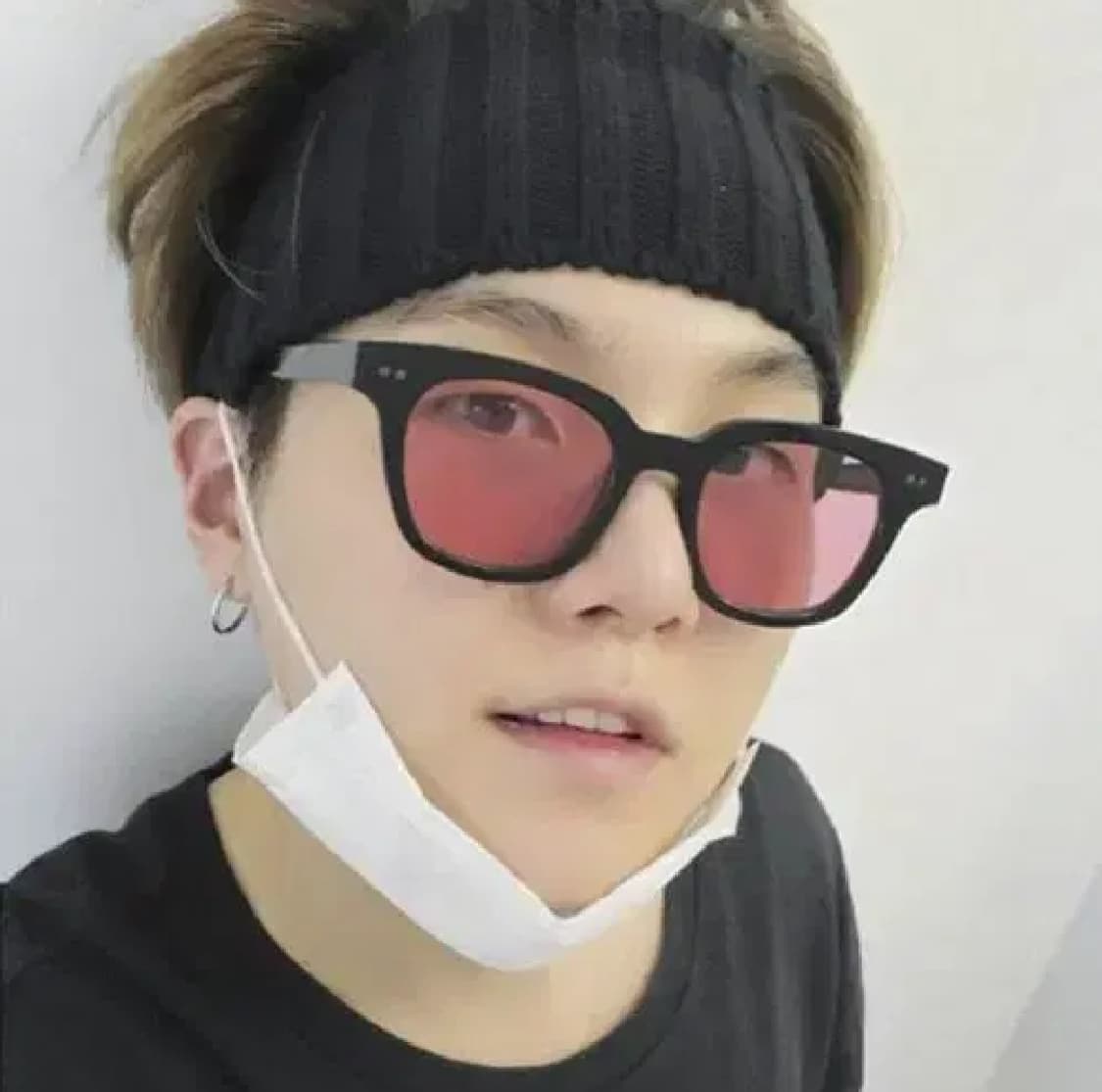 DPEW 레드 틴트 선글라스 지드래곤 권지용 뿔테 지디 빨간 안경 상품이미지8